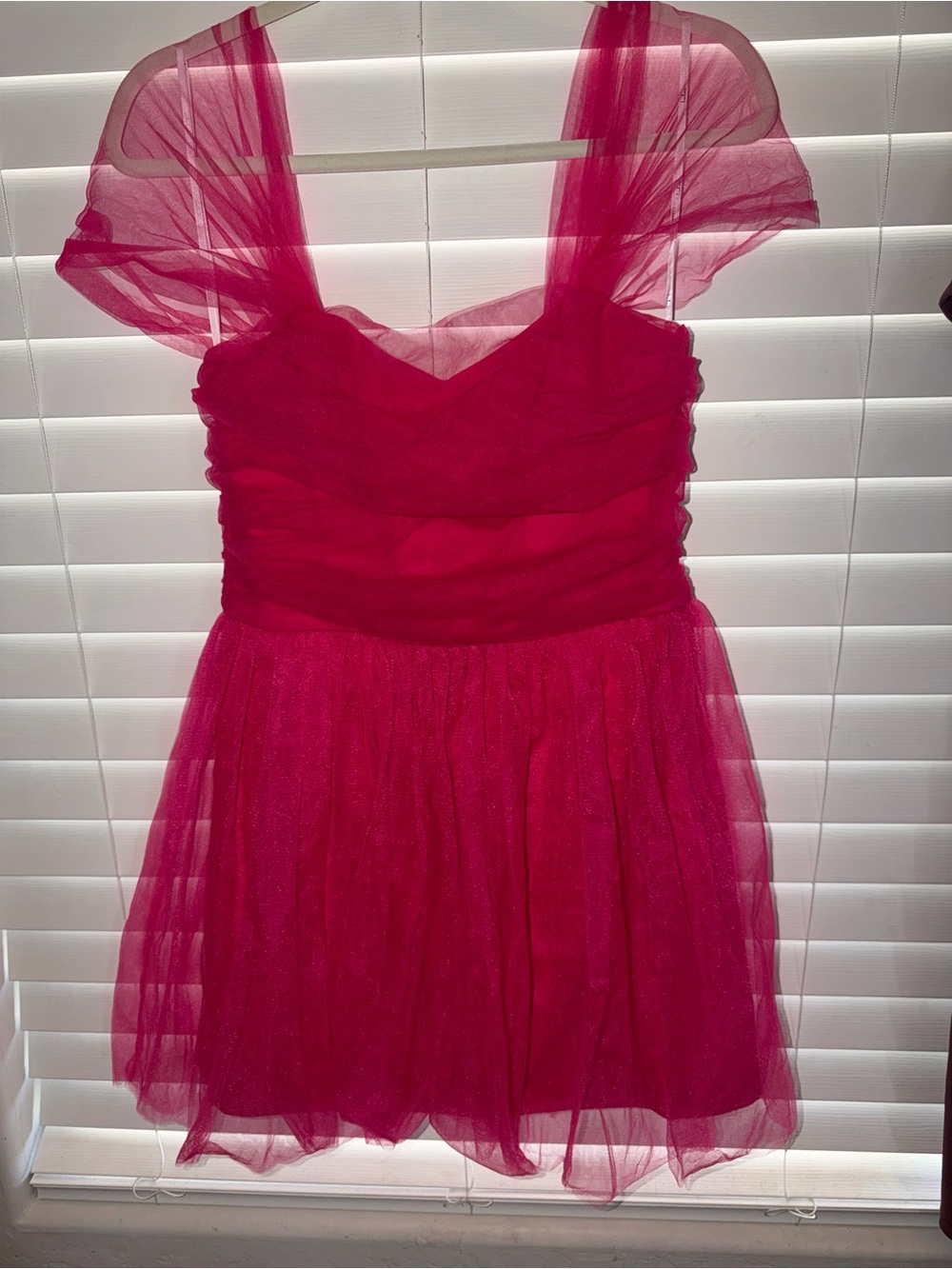 Ladies L Lulu’s Fuchsia Tulle Party Dress